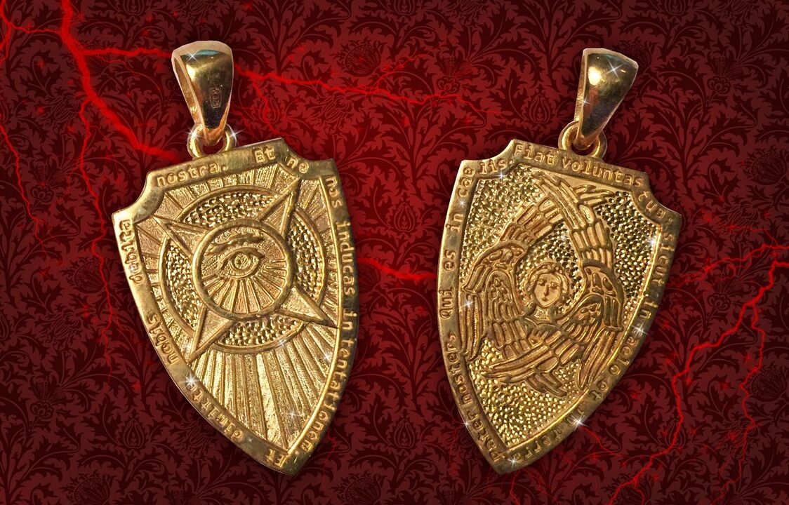 Amuleto scudo per ricchezza e fortuna